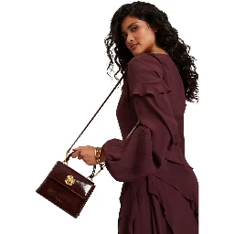 Purple Recycled Polyurethane Handbag