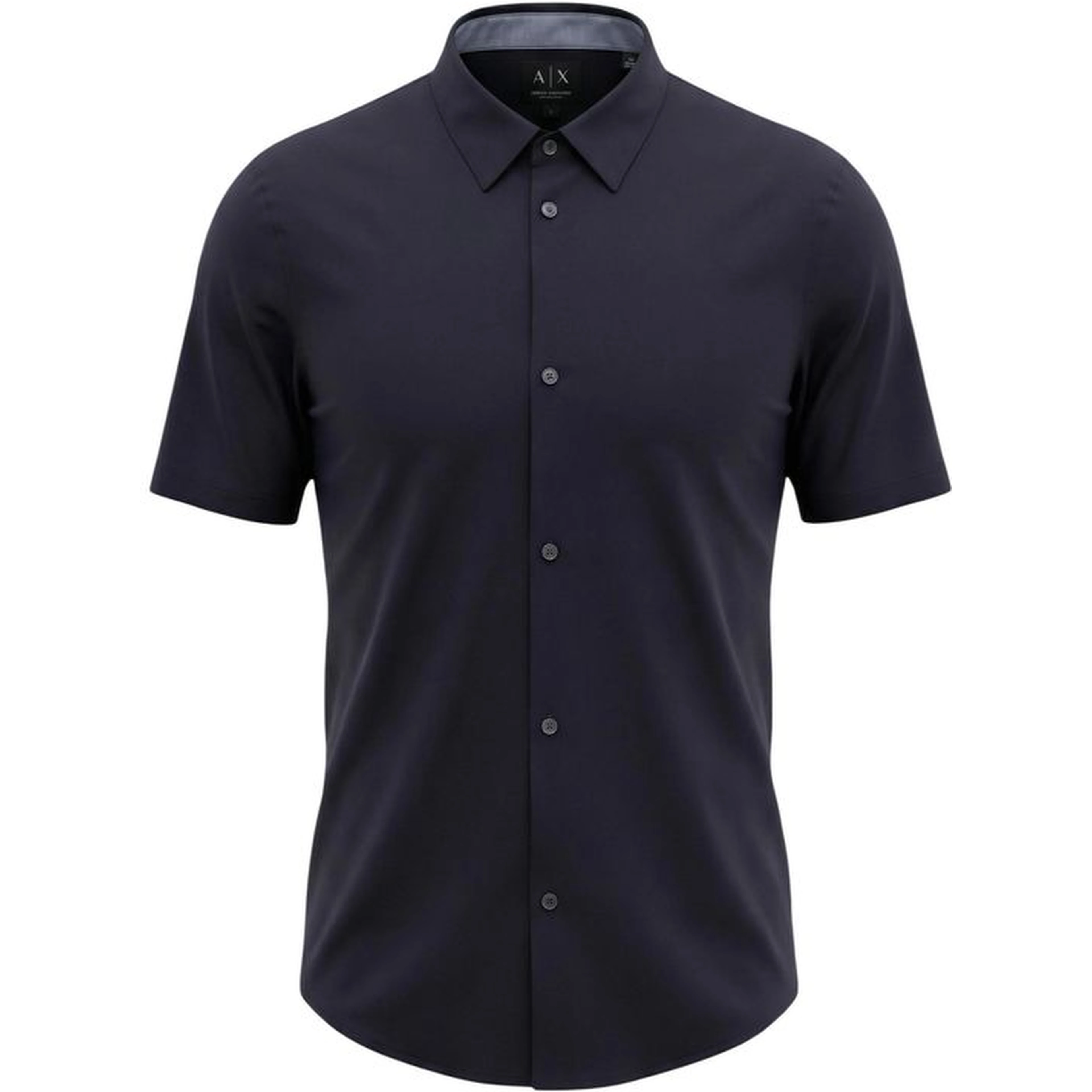 Blue Polyamide Shortsleeve Shirt