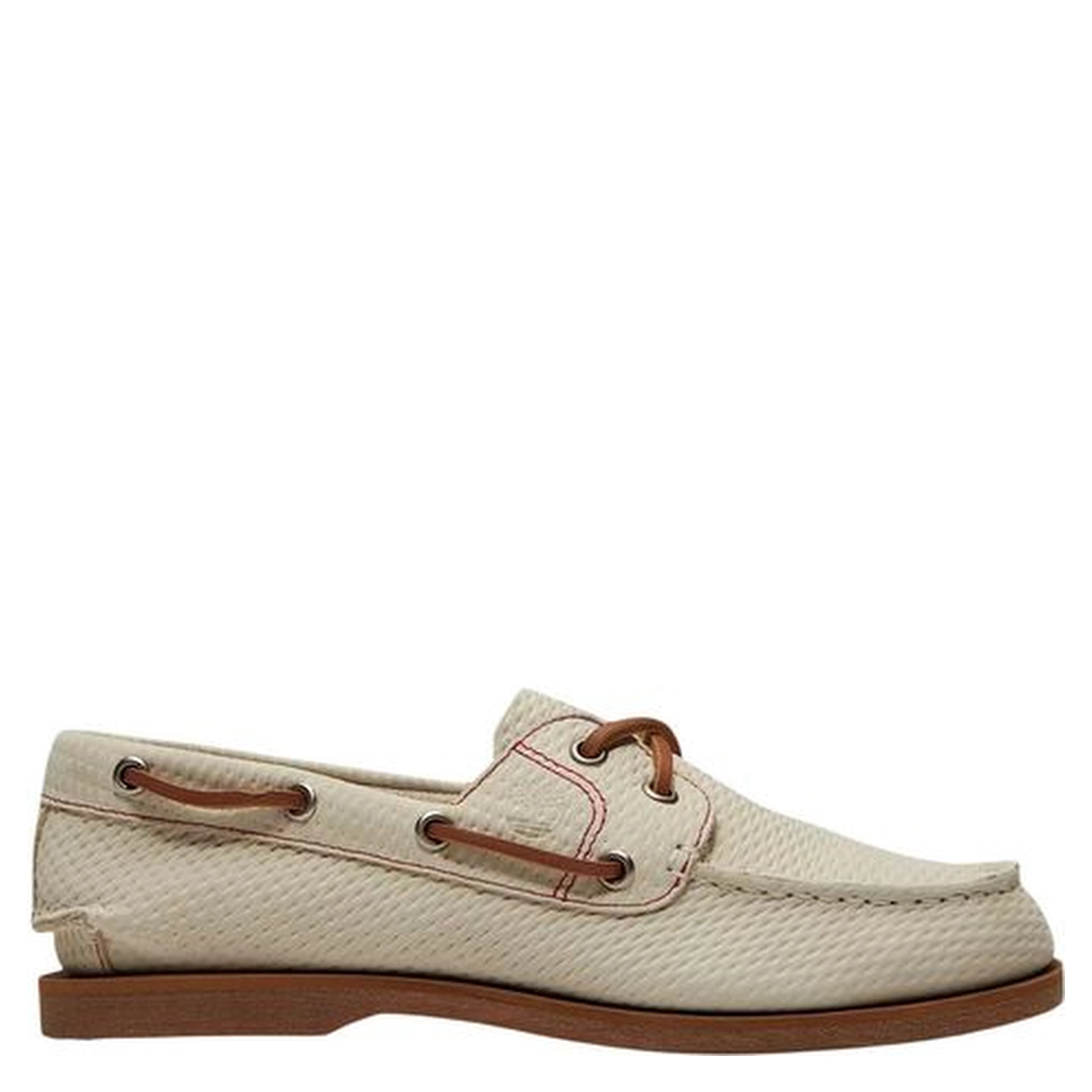 Beige Leather Platform Pumps