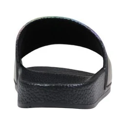 Black Synthetic Slippers