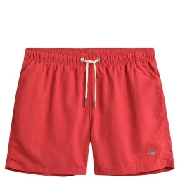 Red Recycled Polyamide Swim Shorts
