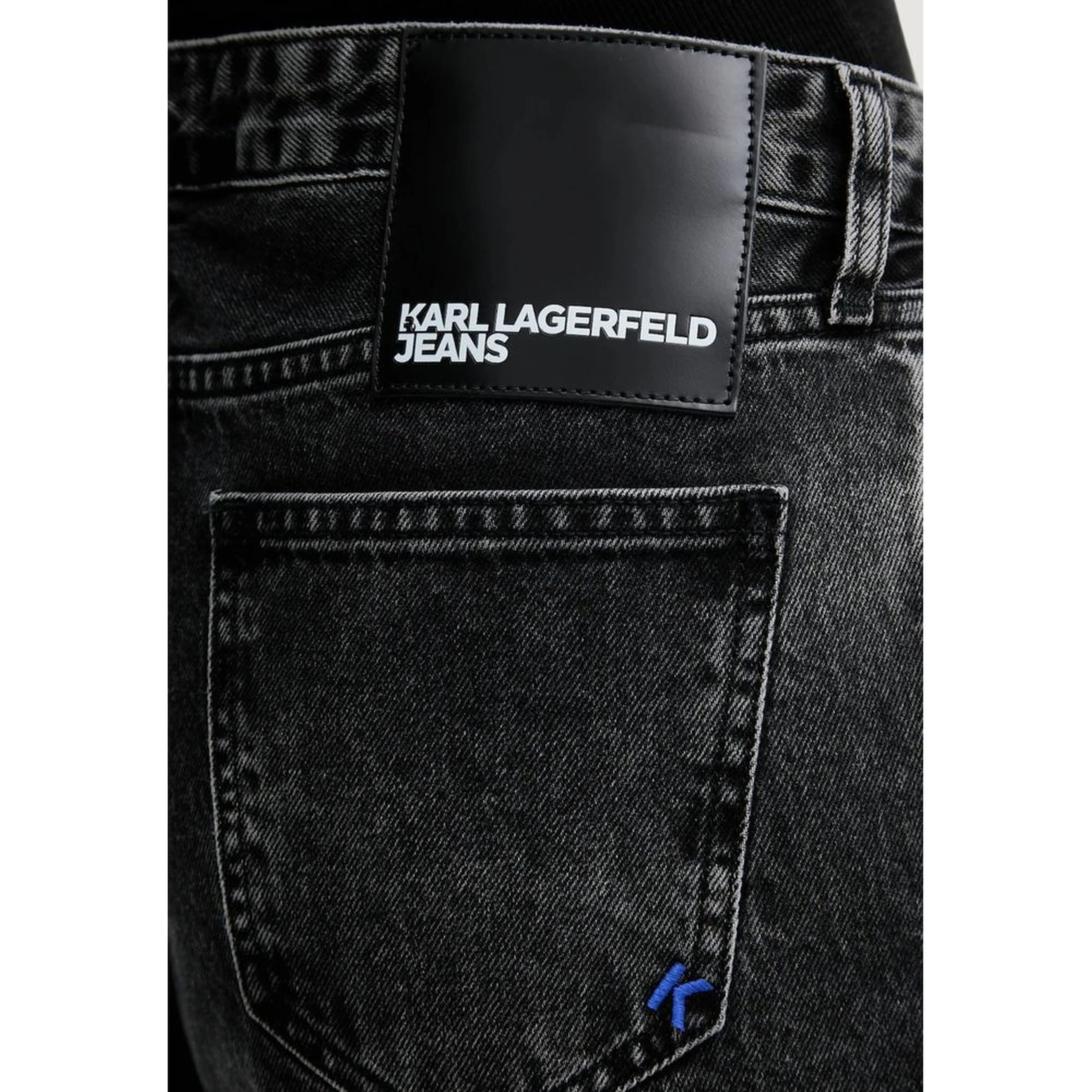 Black Recycled Cotton Relaxed Fit Jeans