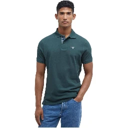 Bicolor Cotton Polo Shirt