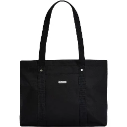 Black Cotton Handbag