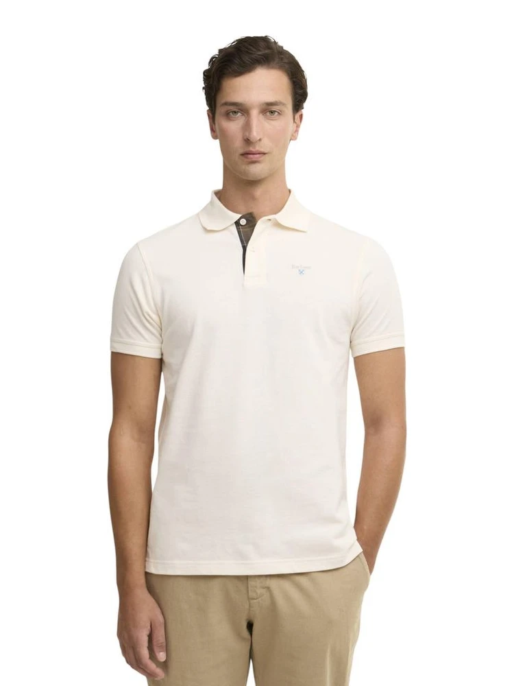 Cream Cotton Polo Shirt