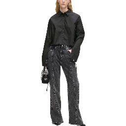 Black Organic Cotton Blouse