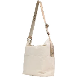 Beige Polyamide Handbag