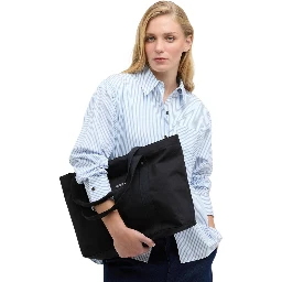 Black Cotton Handbag
