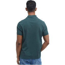 Bicolor Cotton Polo Shirt