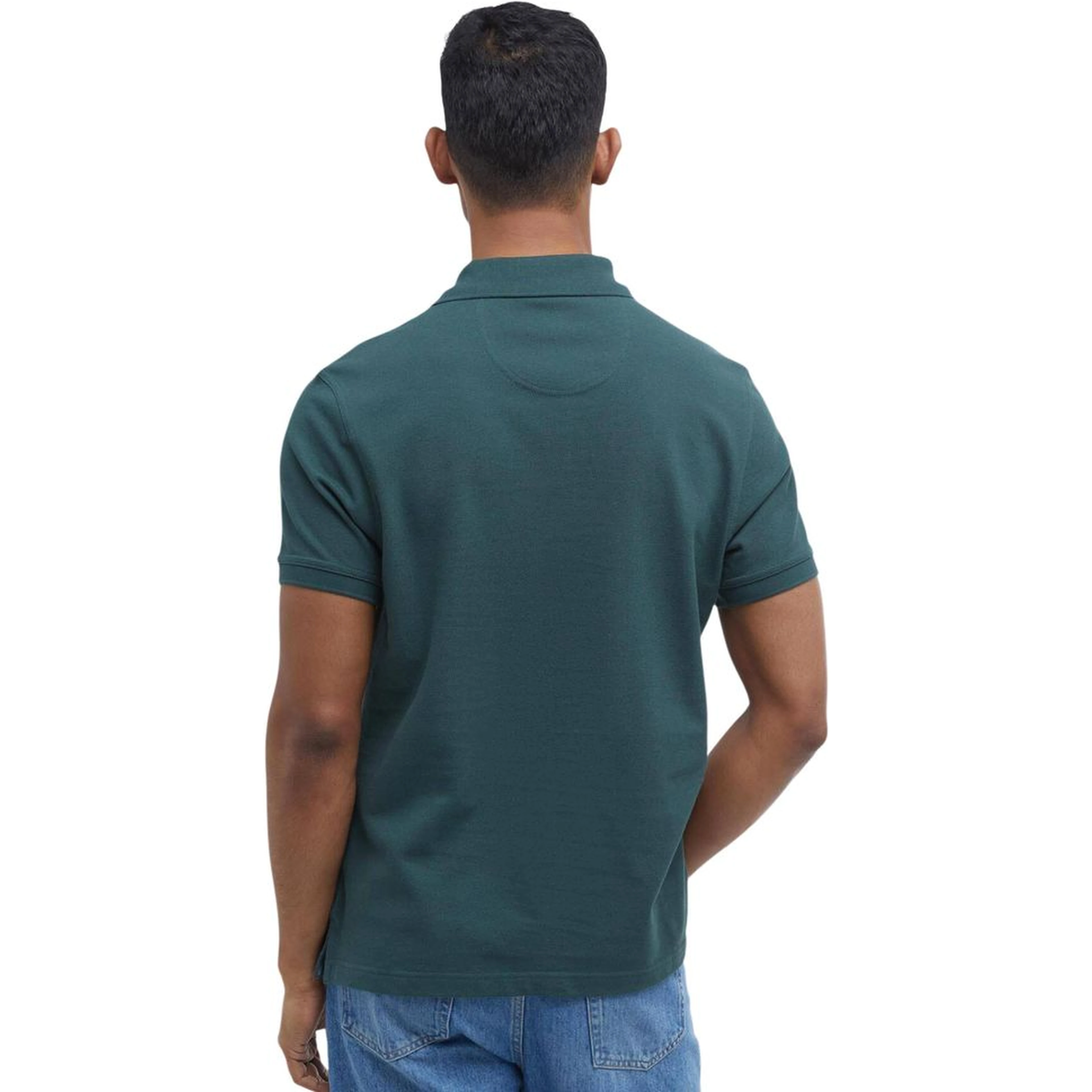 Bicolor Cotton Polo Shirt