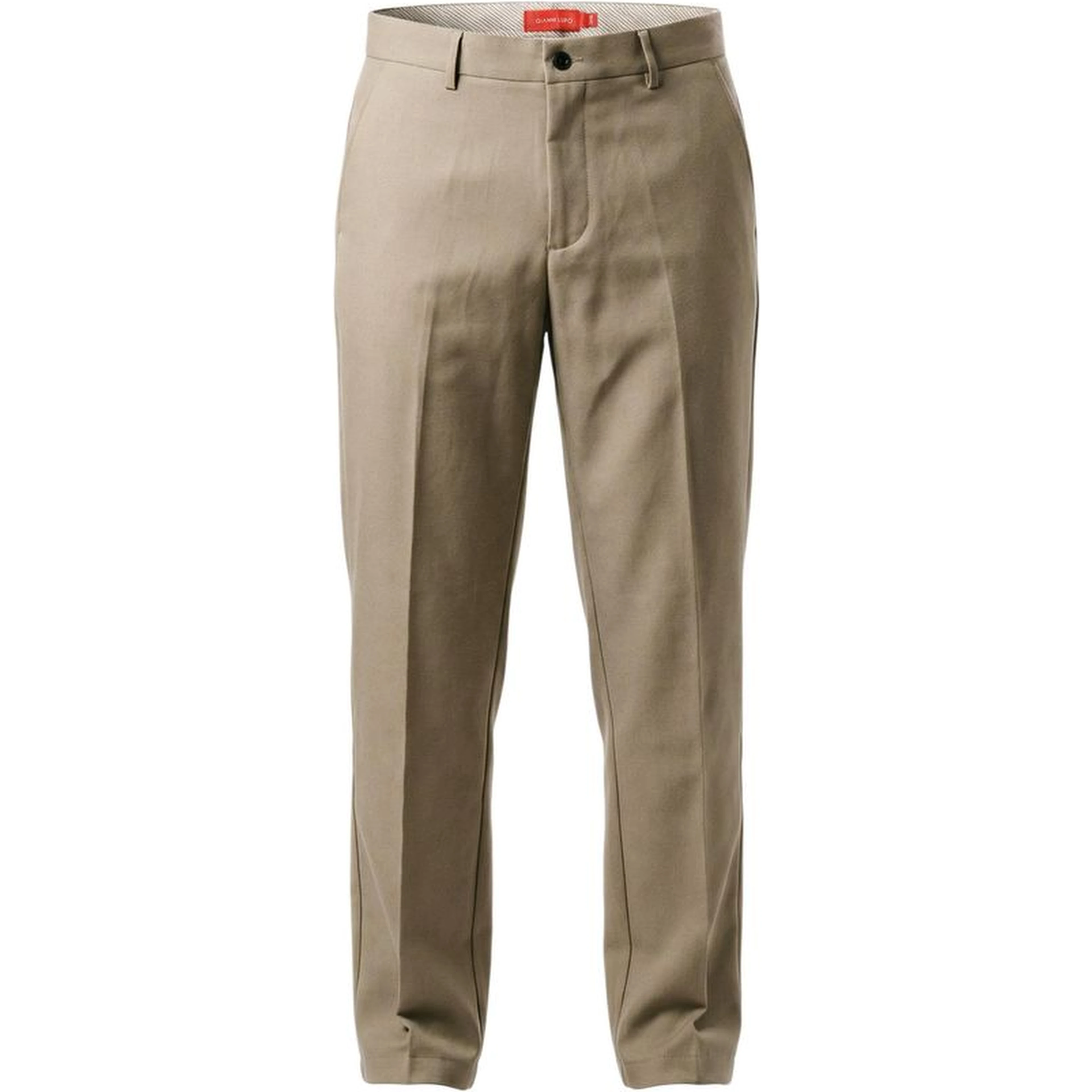 Beige Polyester Skinny Pants