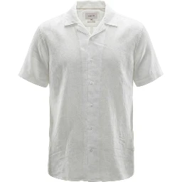 White Linen Shortsleeve Shirt