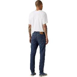 Blue Cotton Skinny Jeans