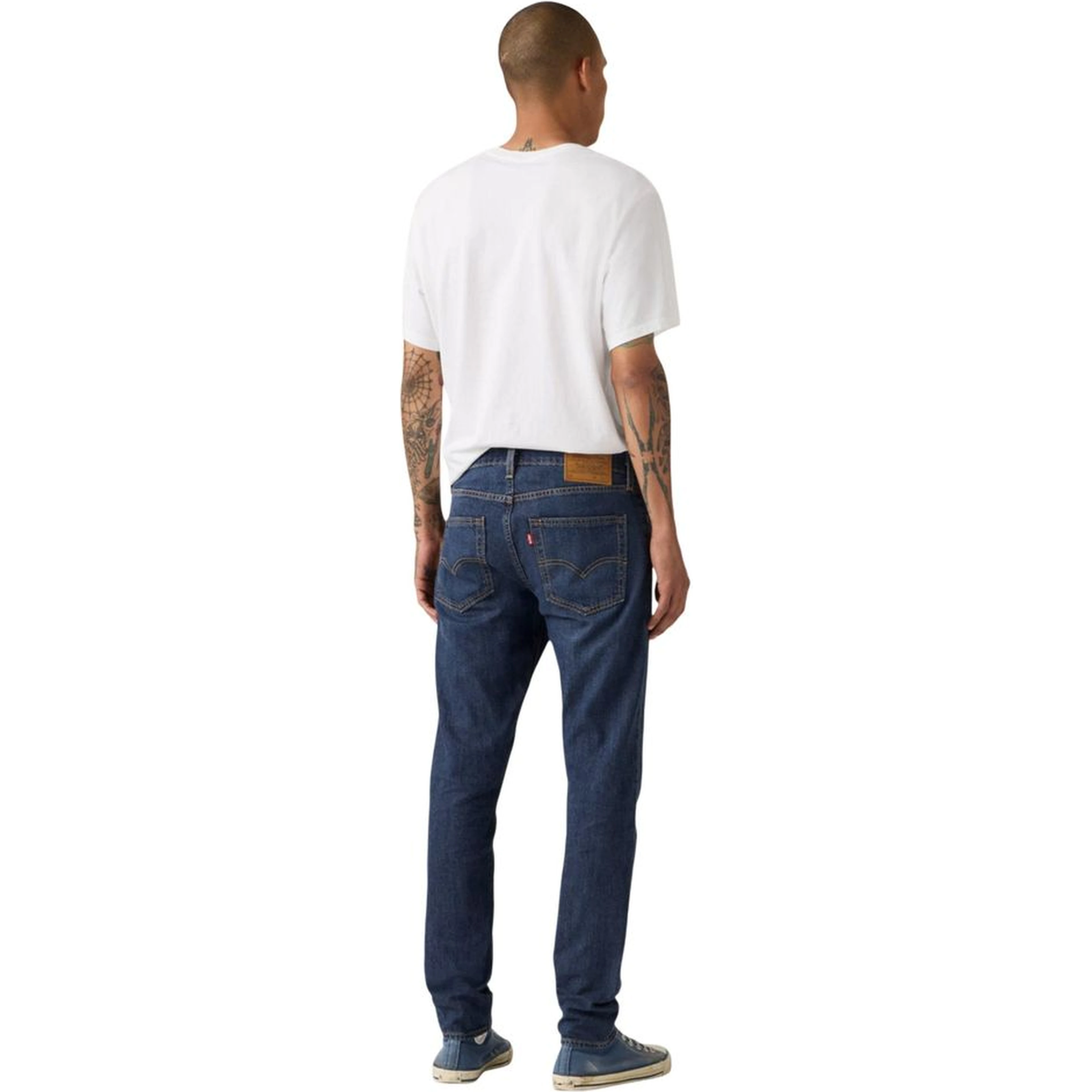 Blue Cotton Skinny Jeans