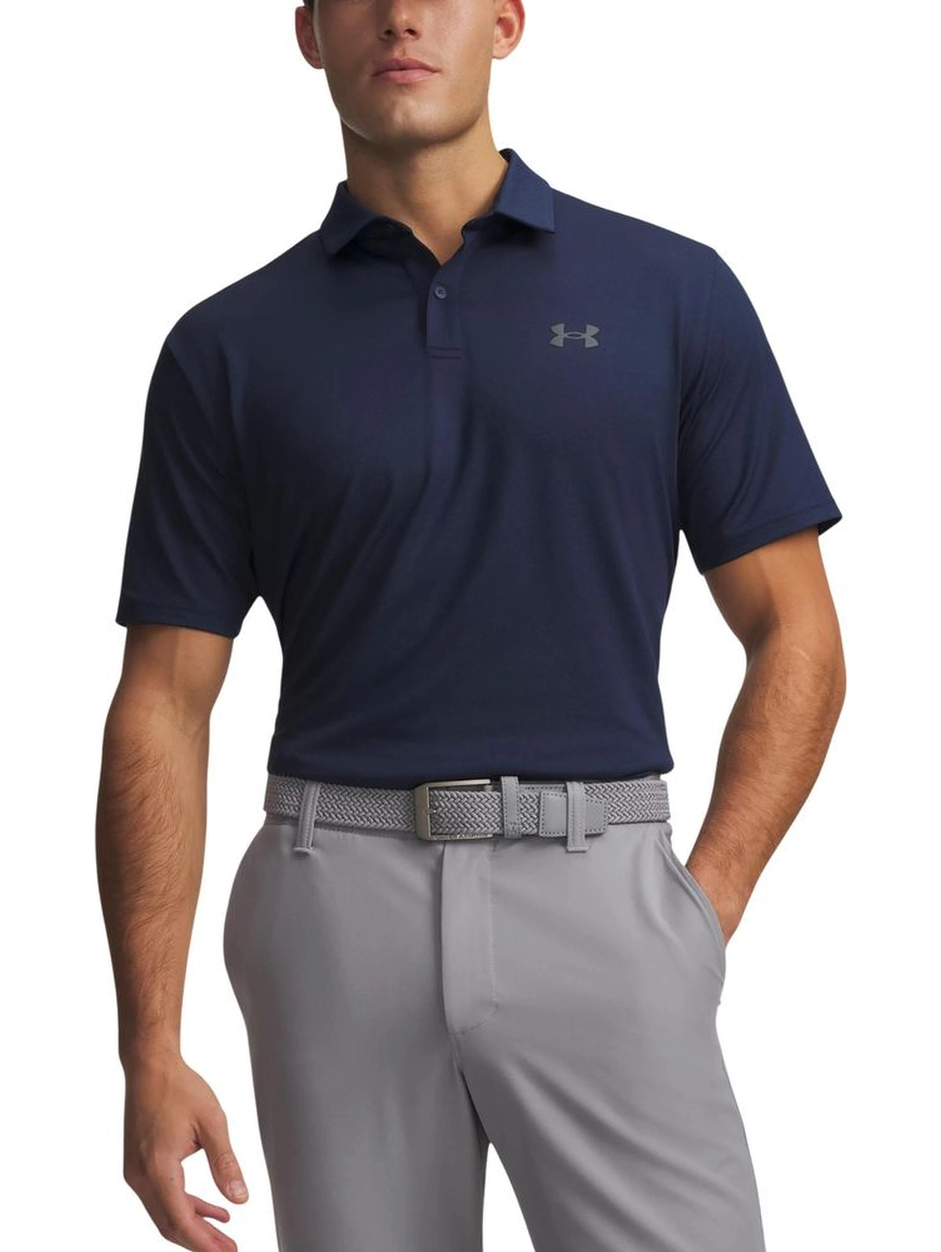 Bicolor Polyester Polo Shirt