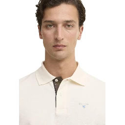 Cream Cotton Polo Shirt
