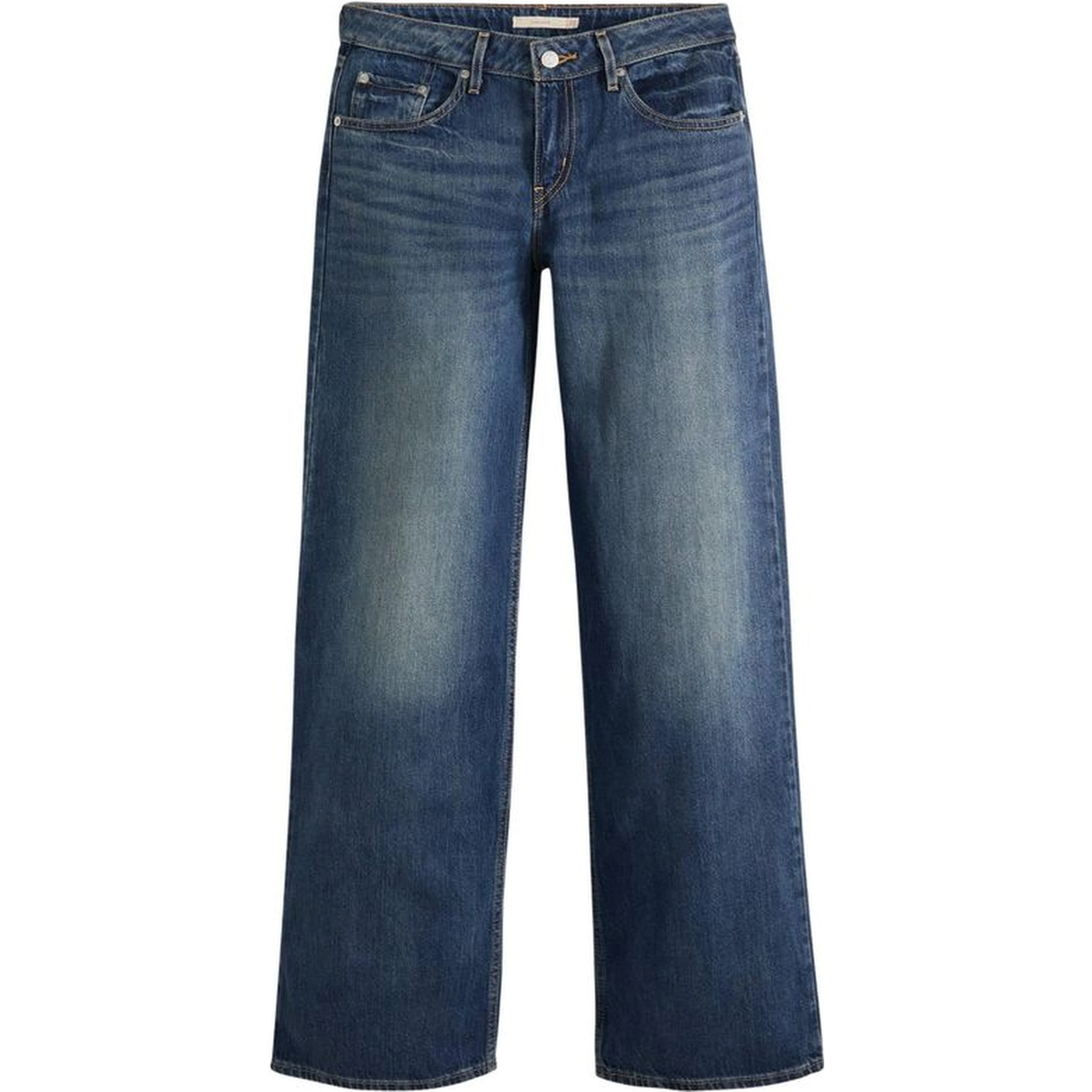 Blue Cotton Mom Jeans