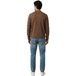 Brown Viscose Cardigan