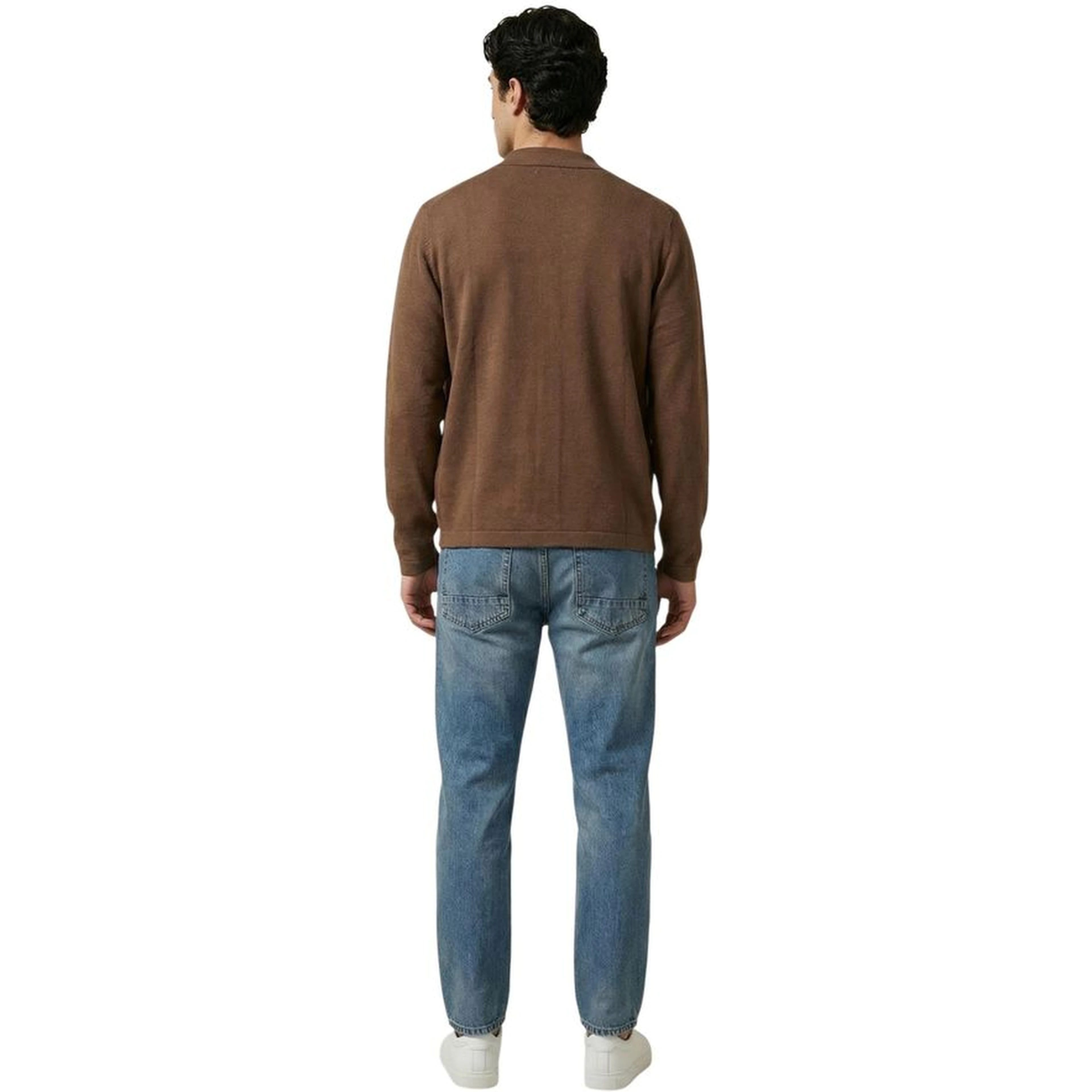 Brown Viscose Cardigan