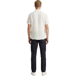 White Linen Shortsleeve Shirt