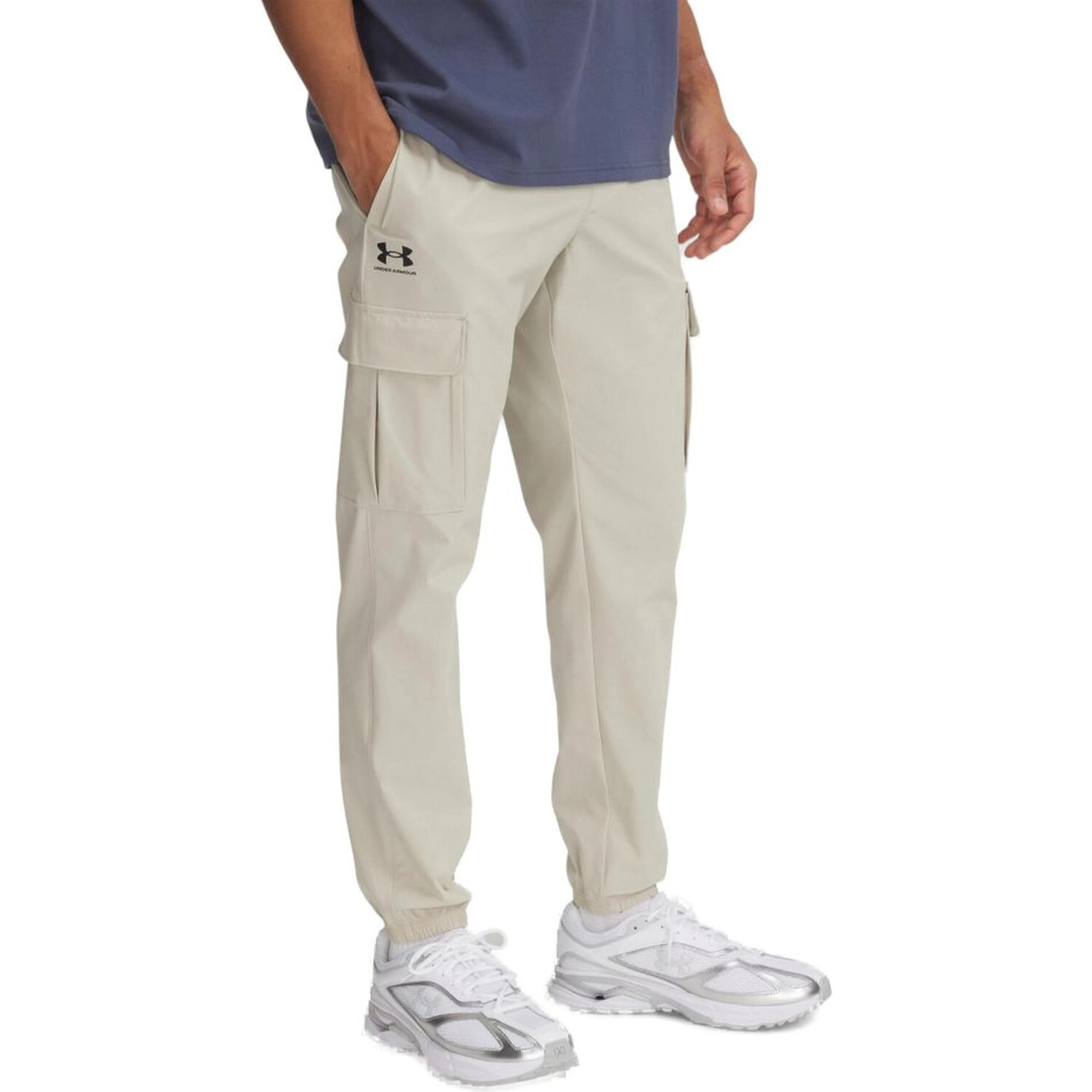 Bicolor Polyester Joggers (Workout Pants)