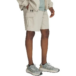 Beige Polyester Bermuda Shorts