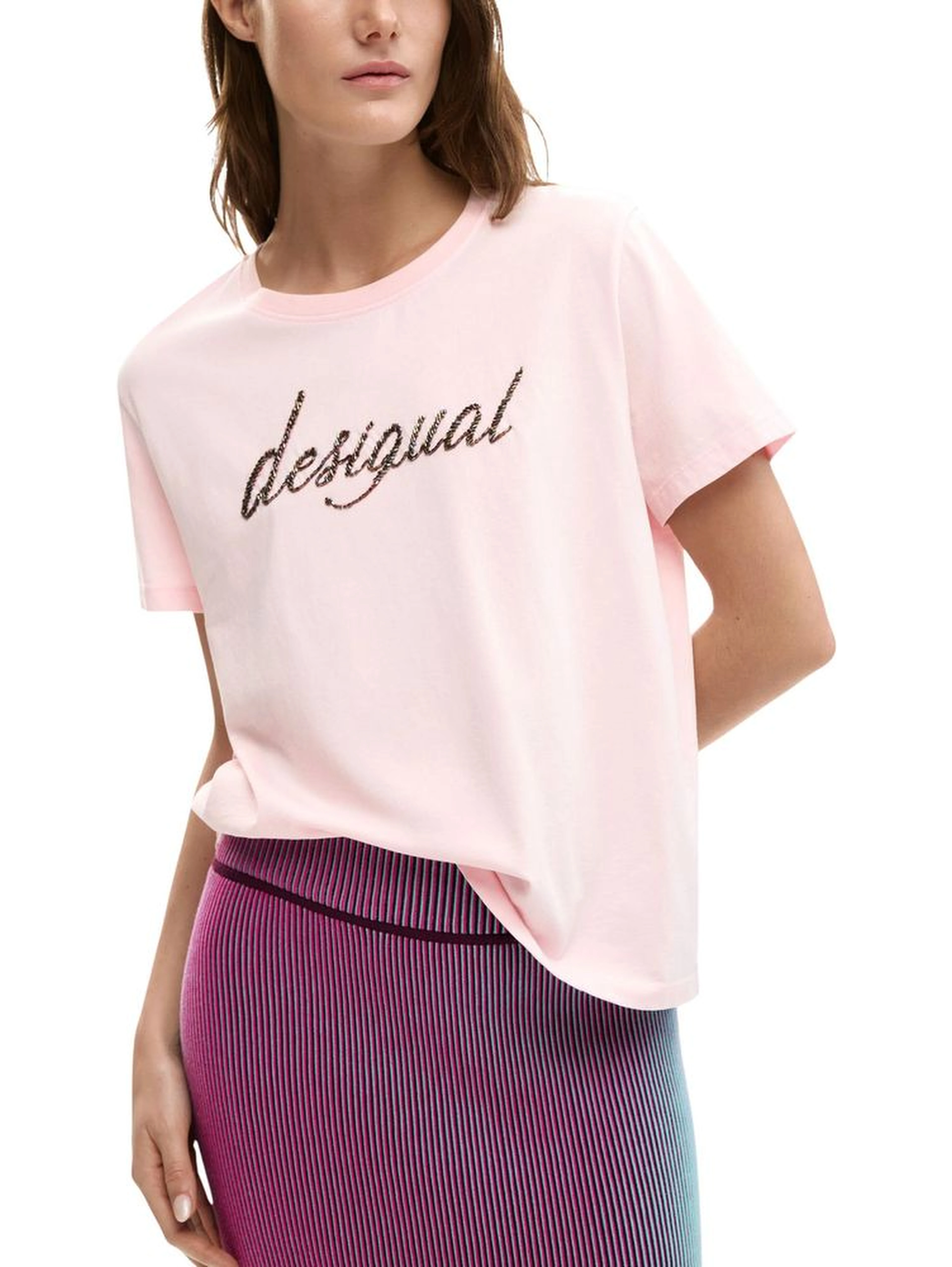 Multicolor Cotton T-Shirt