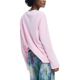 Multicolor Cotton Long Sleeve T-Shirt