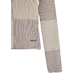 Beige Viscose Turtleneck