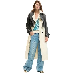Cream Polyethylene Coat