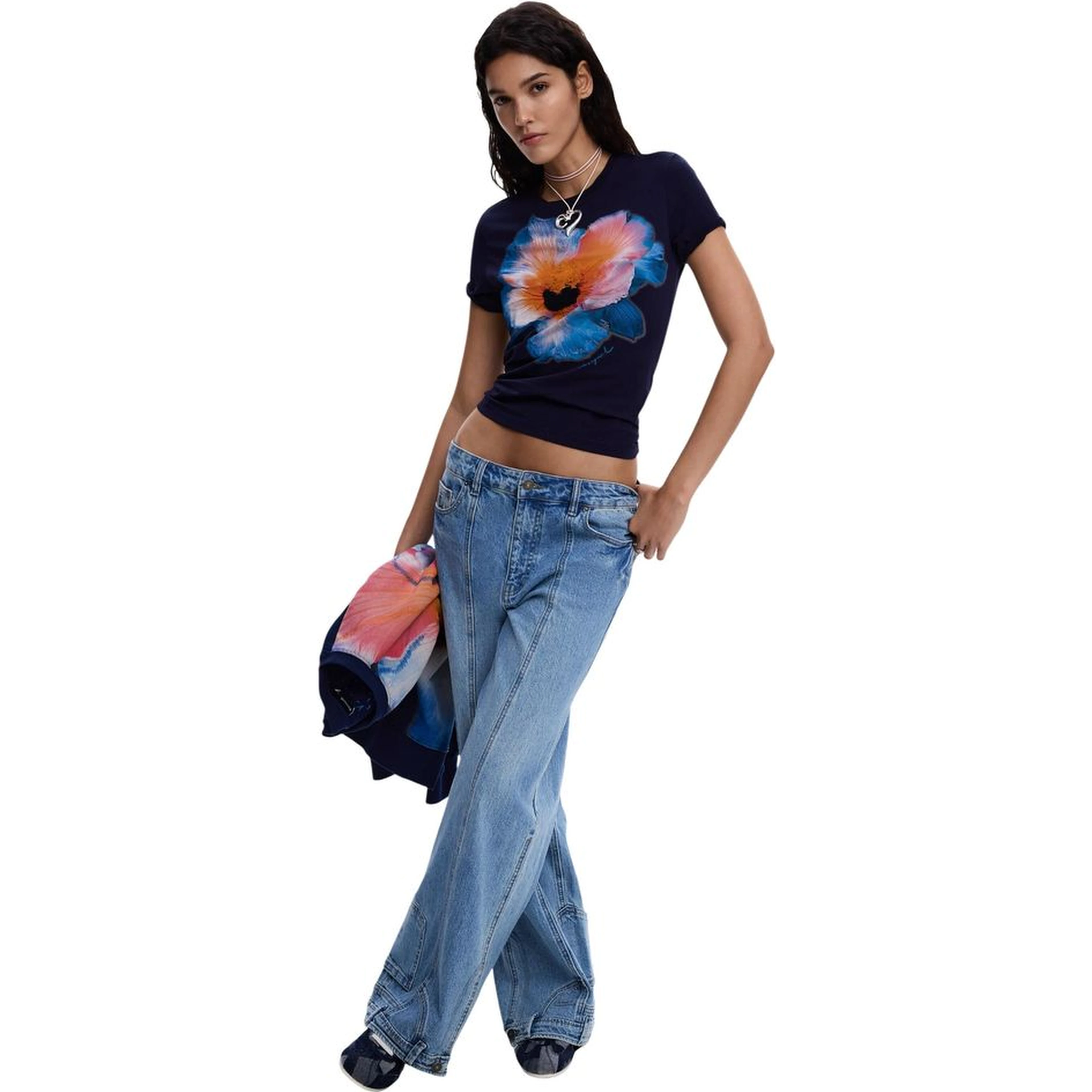 Blue Cotton T-Shirt