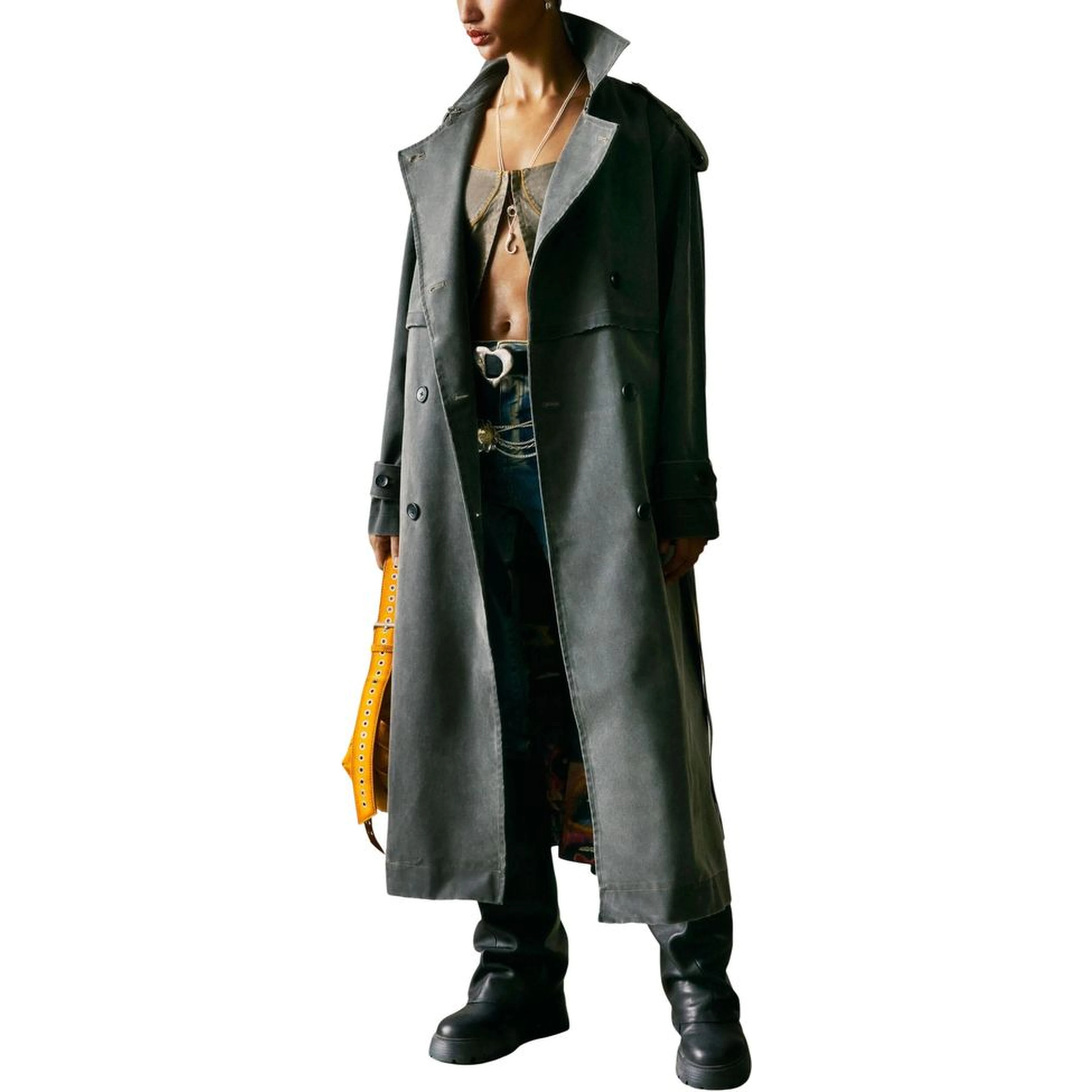 Gray Polyethylene Coat