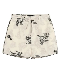 Beige Cotton Shorts