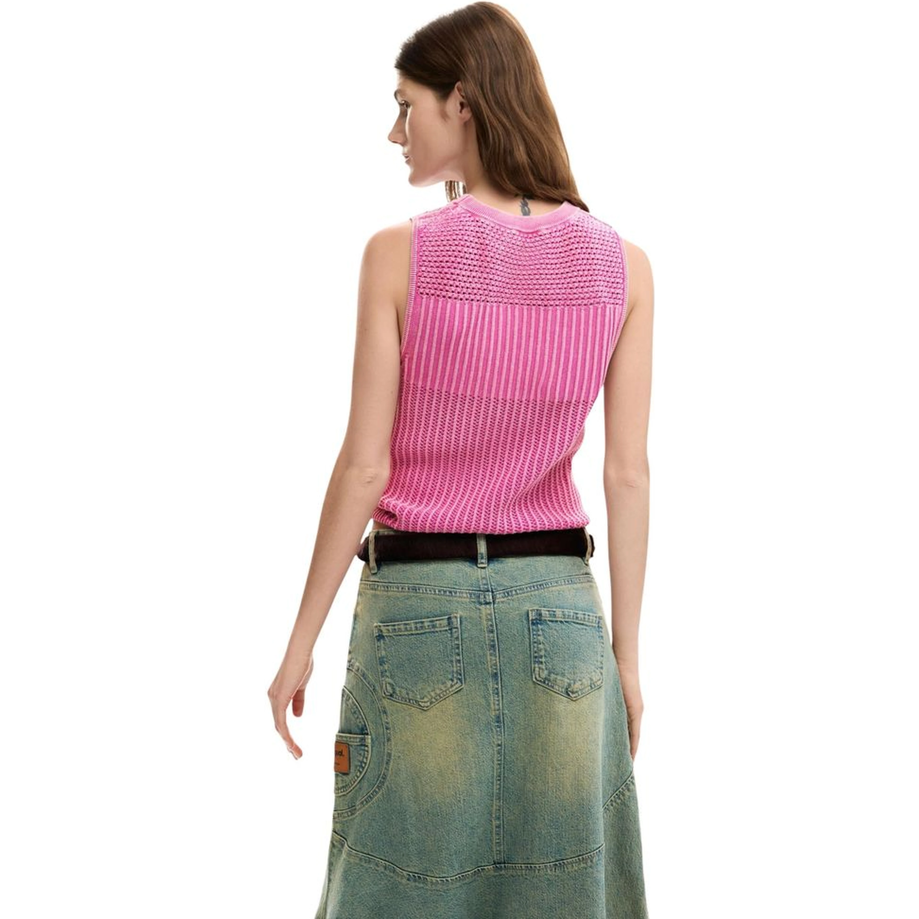 Pink Cotton Tank Tops