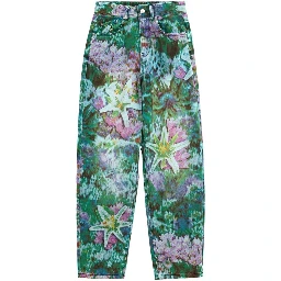 Blue Cotton Mom Jeans