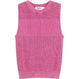 Pink Cotton Tank Tops