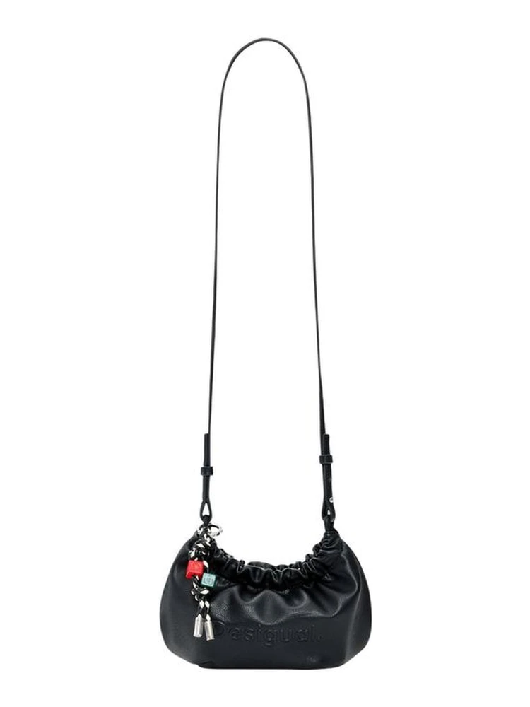 Black Polyester Handbag