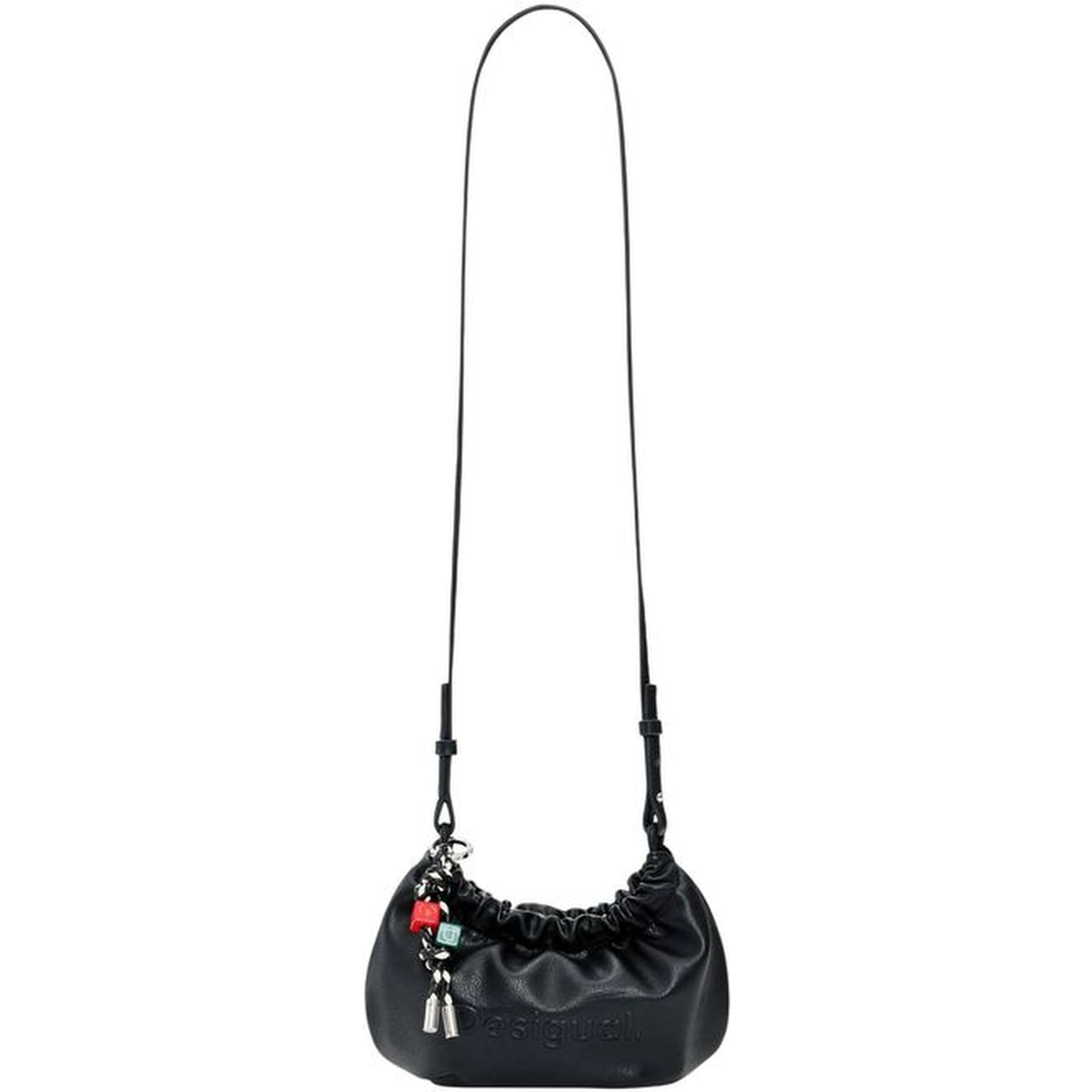 Black Polyester Handbag