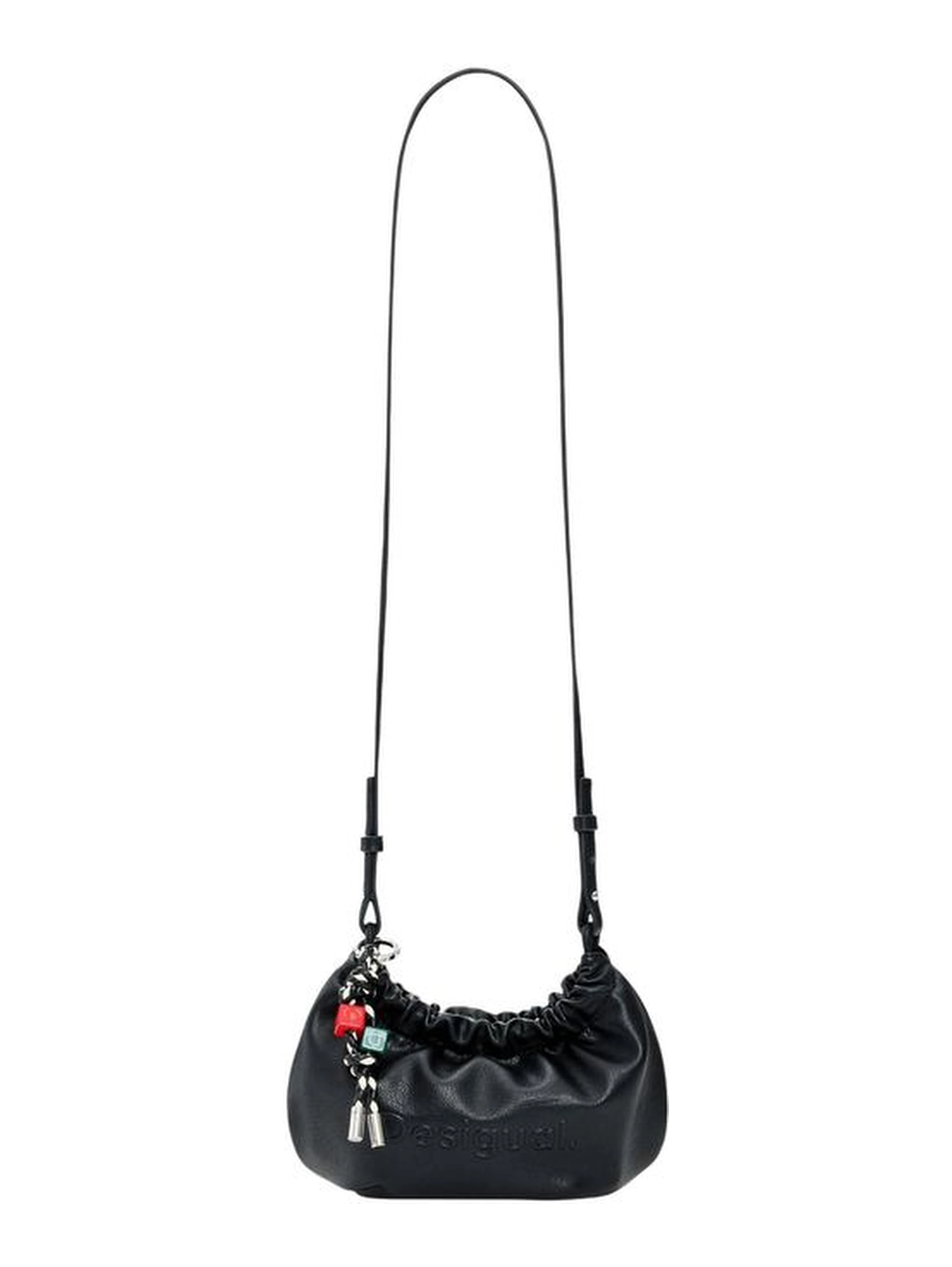Black Polyester Handbag