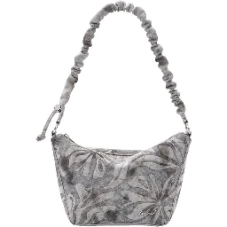 Gray Cotton Handbag