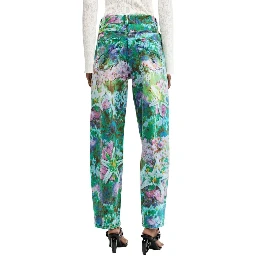 Blue Cotton Mom Jeans