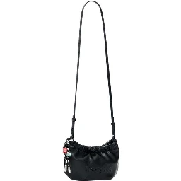 Black Polyester Handbag