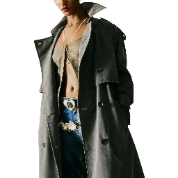 Gray Polyethylene Coat