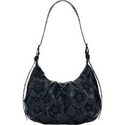 Black Cotton Handbag