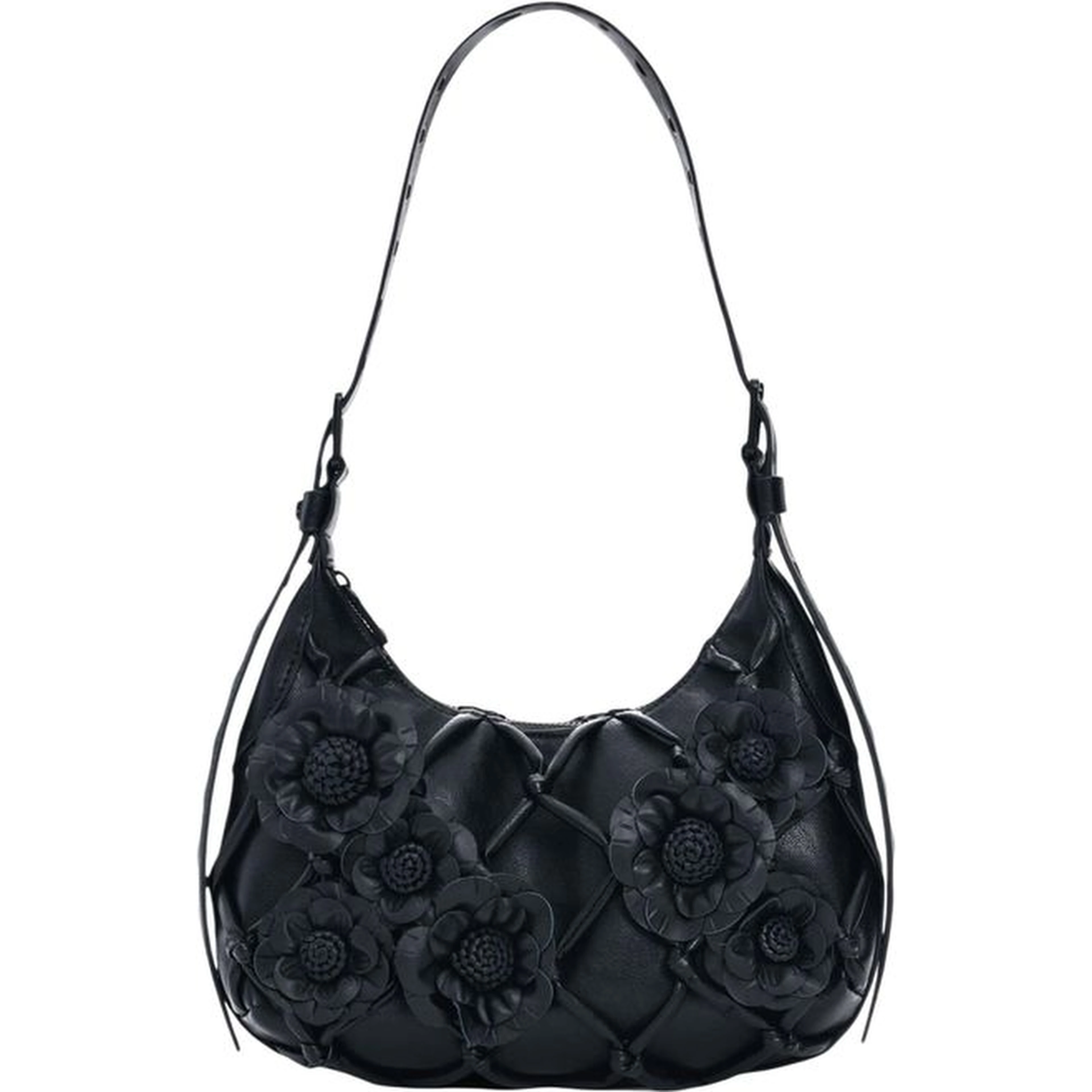 Black Cotton Handbag