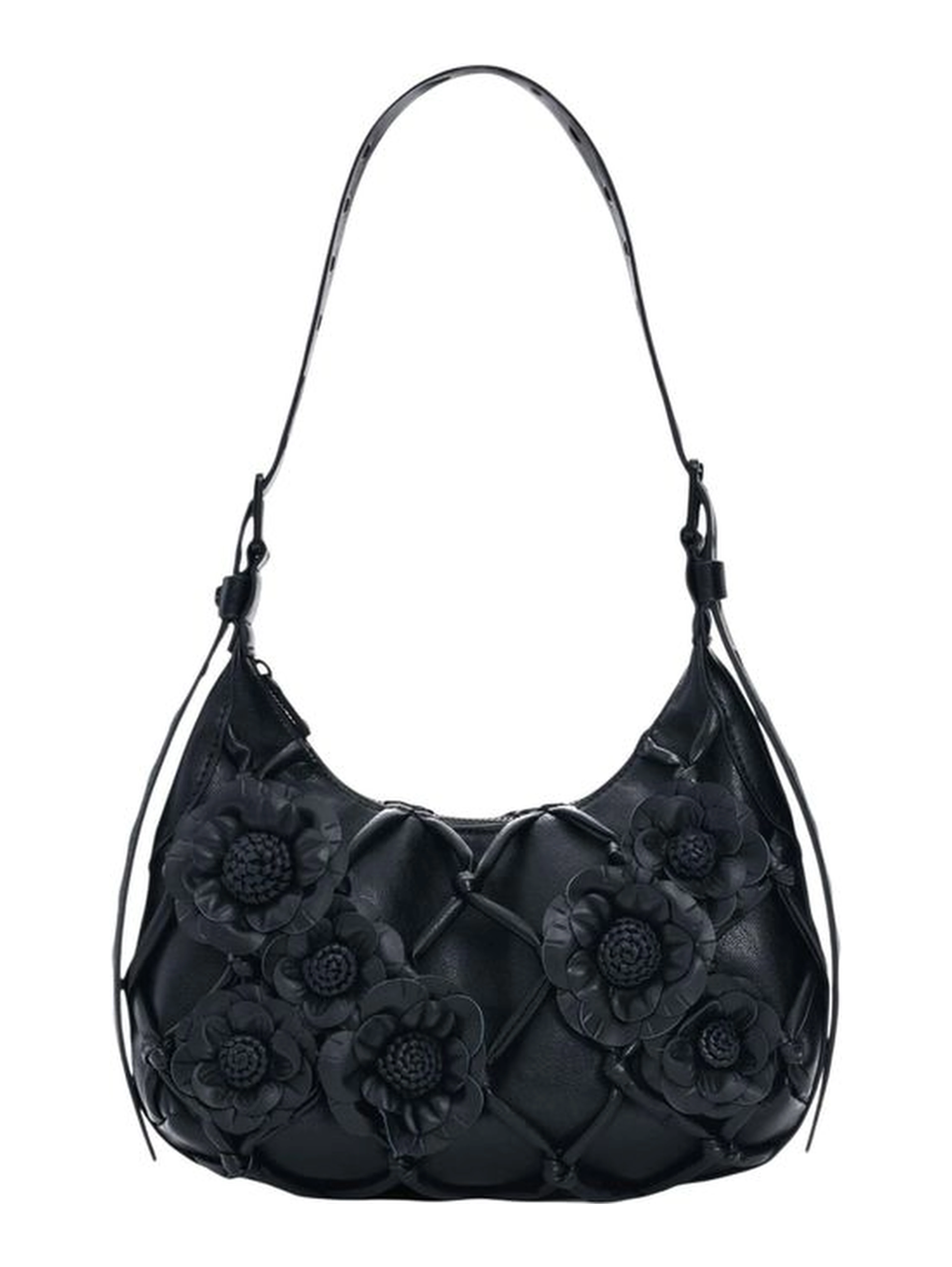 Black Cotton Handbag