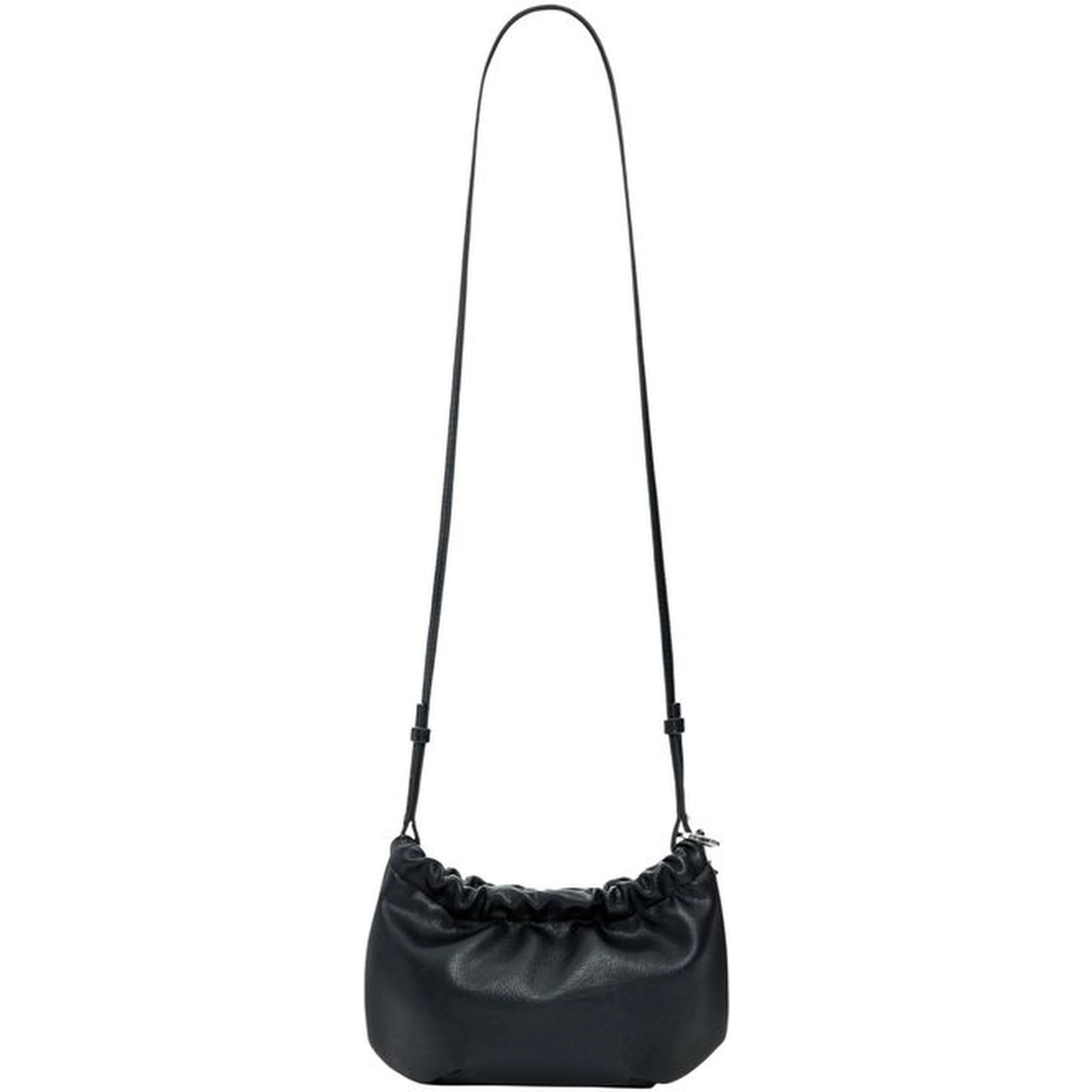Black Polyester Handbag