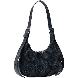 Black Cotton Handbag