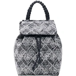 Black Polyester Backpack