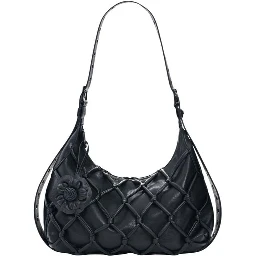 Black Cotton Handbag